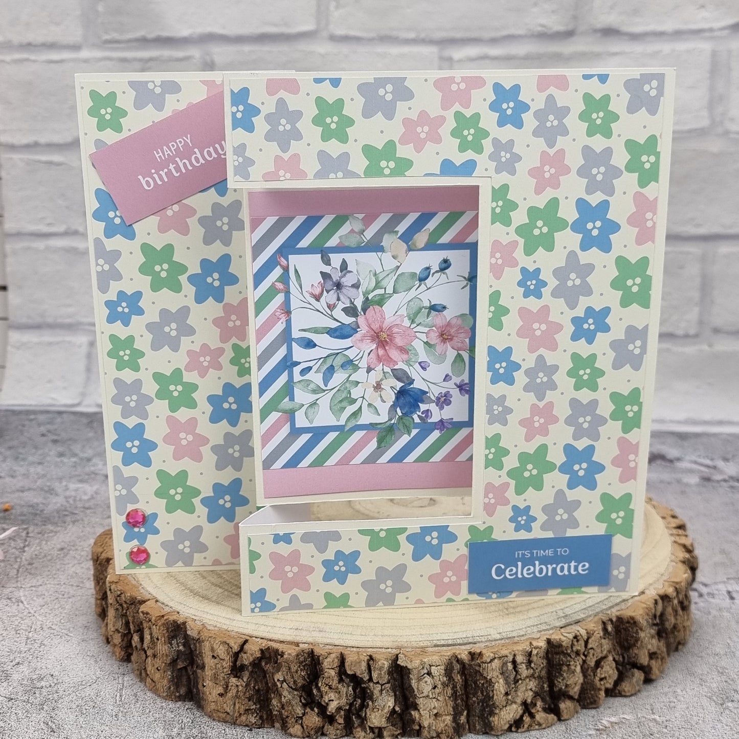 The Paper Boutique Sunny Gardens 8 in x 8 in Paper Kit Pad
