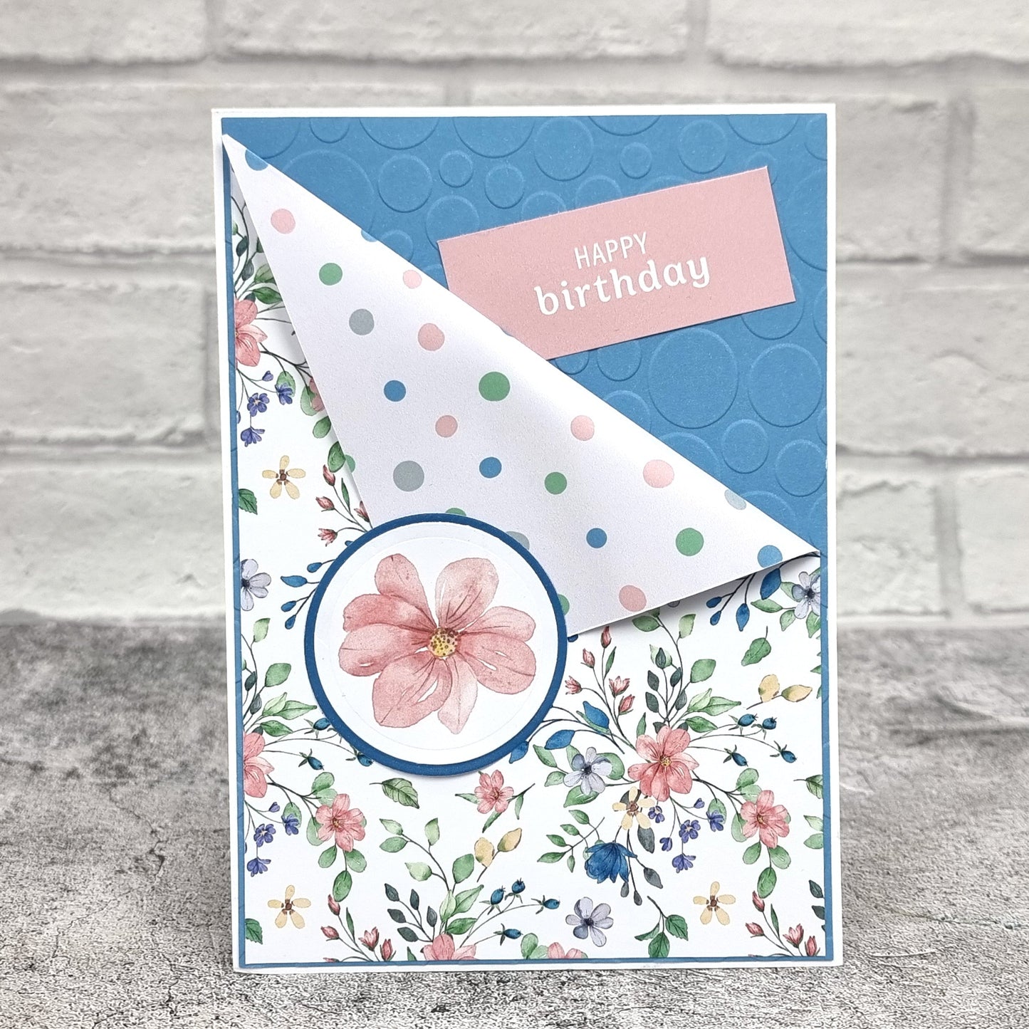 The Paper Boutique Sunny Gardens 8 in x 8 in Colour Card Pad