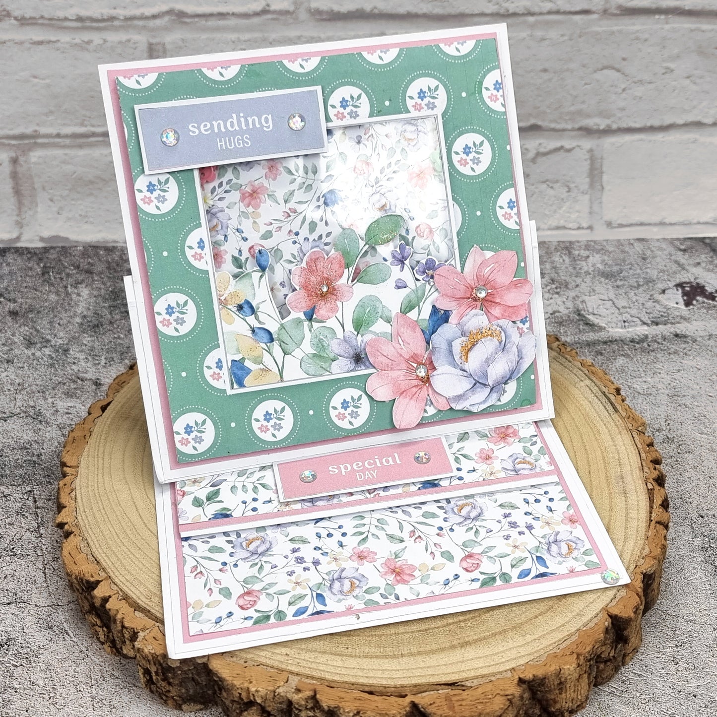 The Paper Boutique Sunny Gardens Frames & Insert Papers for 6 in x 6 in