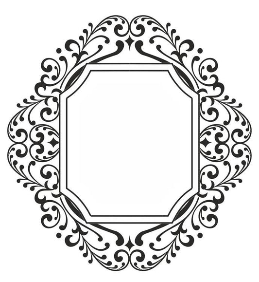 Fretwork Frame Stamp