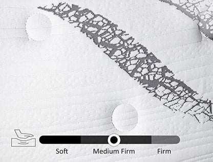 UltraFlex® PLEASURE 10" Mattress and BoxSpring Set Orthopedic, Cool Smart Gel Infused and Chill Memory Foam, Eco-friendly Mattress (Made in Canada)