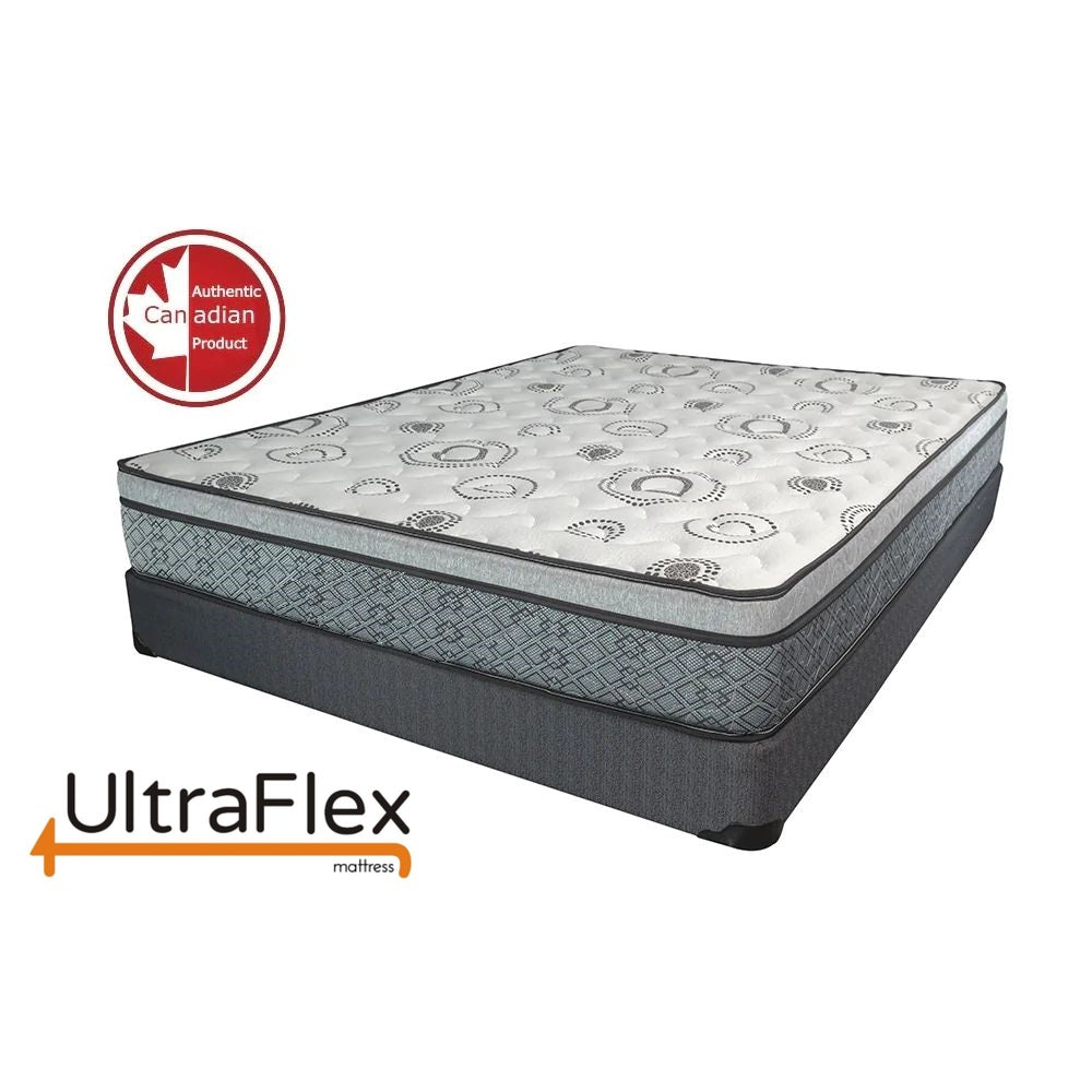 UltraFlex® EVOKE 整形外科用、スマートクールジェルメモリーフォーム、環境に優しい硬めマットレス（カナダ製）