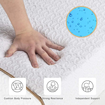 UltraFlex® CLASSIC Mattress and BoxSpring Set Orthopedic Luxury Gel Memory Foam, Eco-friendly Mattress (Made in Canada)