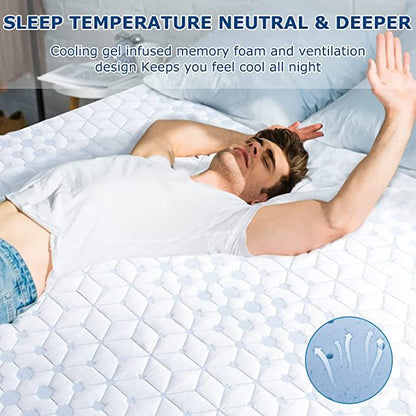 UltraFlex® PLEASURE 10" Orthopedic, Cool Smart Gel Infused and Chill Memory Foam, Eco-friendly Mattress (Made in Canada)