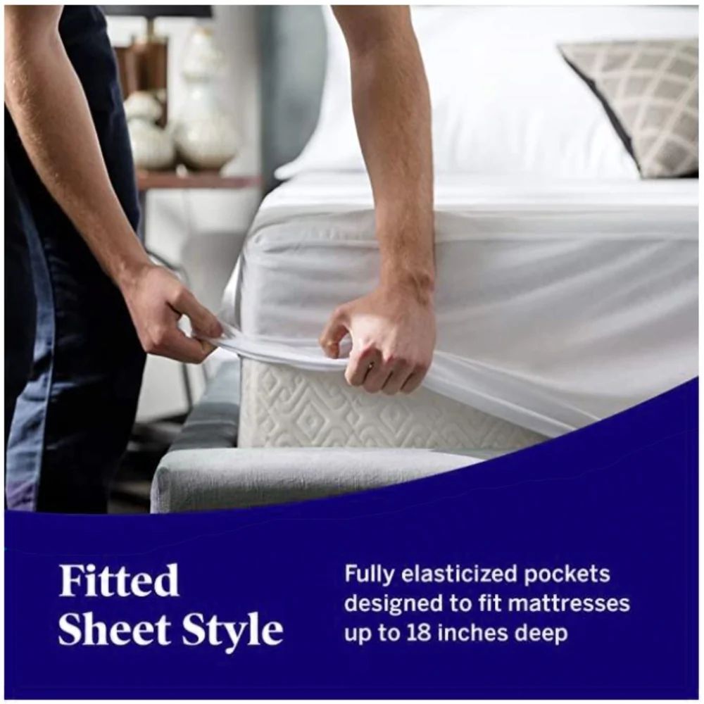 UltraFlex® INFINITY PLUS Orthopedic Spinal Care, Premium Soy Foam, Eco-friendly Mattress with Waterproof Mattress Protector (Made in Canada)