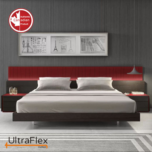 UltraFlex® IMPERIAL- Hybrid Orthopedic Heavy Duty Pocket HDCoil Spring, Pressure Relieving for Multi Posture Support, Comfort Foam Encased, Eco-friendly Mattress (Made in Canada)