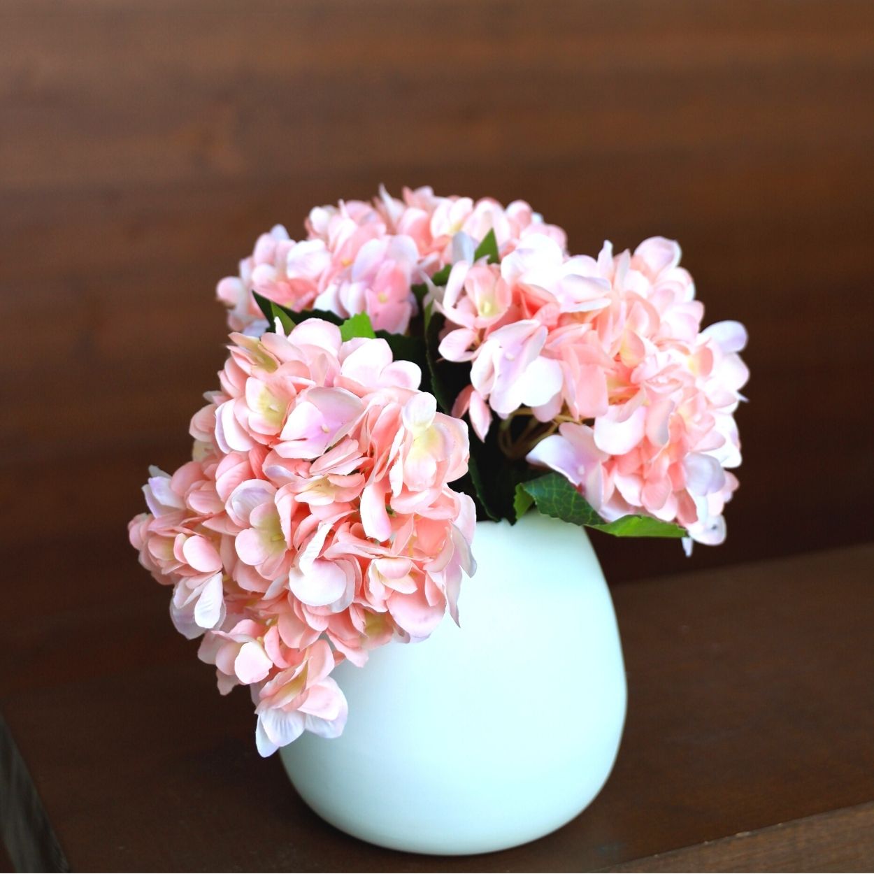 Beverly Künstlicher Hortensienstrauß, Rosa, 45,7 x 20,3 cm (3er-Set)