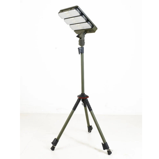 TRU De-LIGHT 夜間の作業と遊びに対応する多機能ソーラーLED高輝度投光器（合計3450ルーメン）
