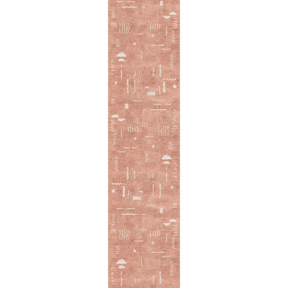 Jama Coral Pink Rug