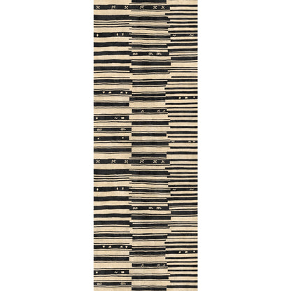 Xelara Natur Schwarzer Teppich