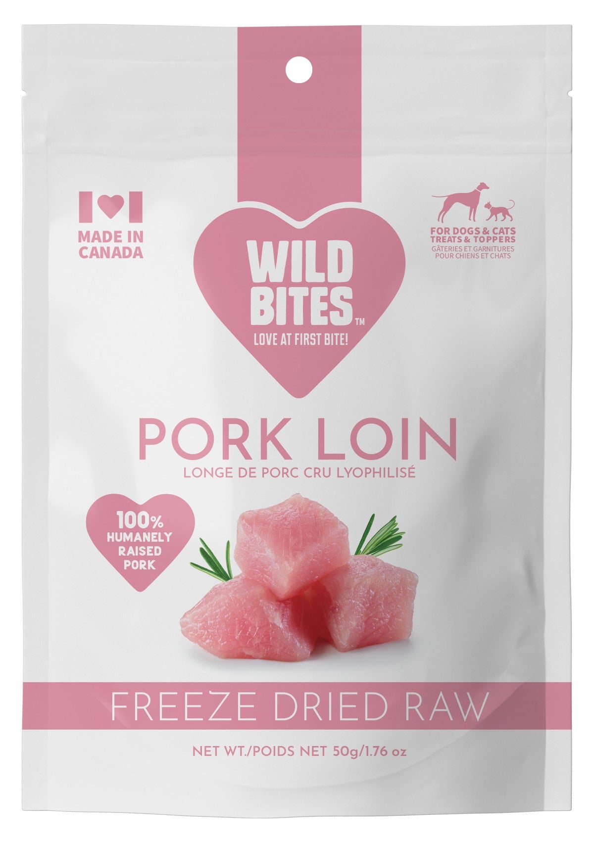 Freeze Dried Pork Loin Dog & Cat Treats