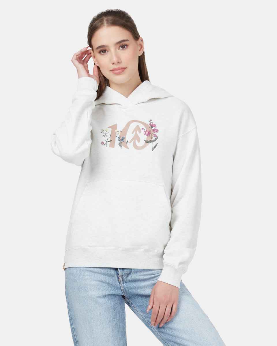 Floral Logo Hoodie