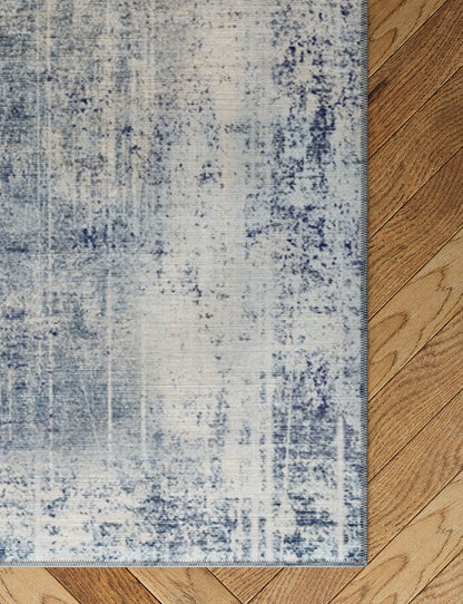 Teppich Willow Blau Grau
