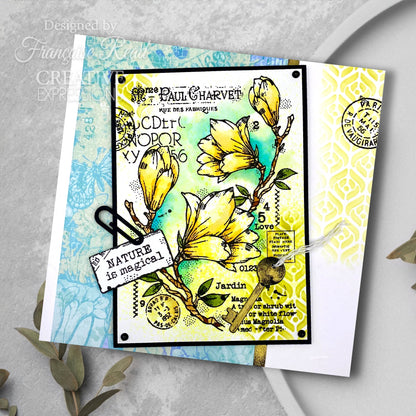 Woodware Francoise Read Mon Jardin 8 in x 8 in Paper Pad