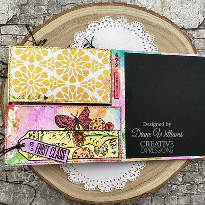 Woodware Clear Singles Tag Collection 6 in x 8 in Stamp