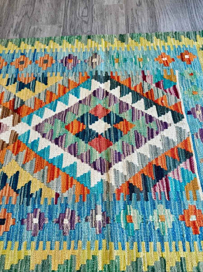 Afghan Chobi Kilim Runner | 2' 6" x 6' 7"