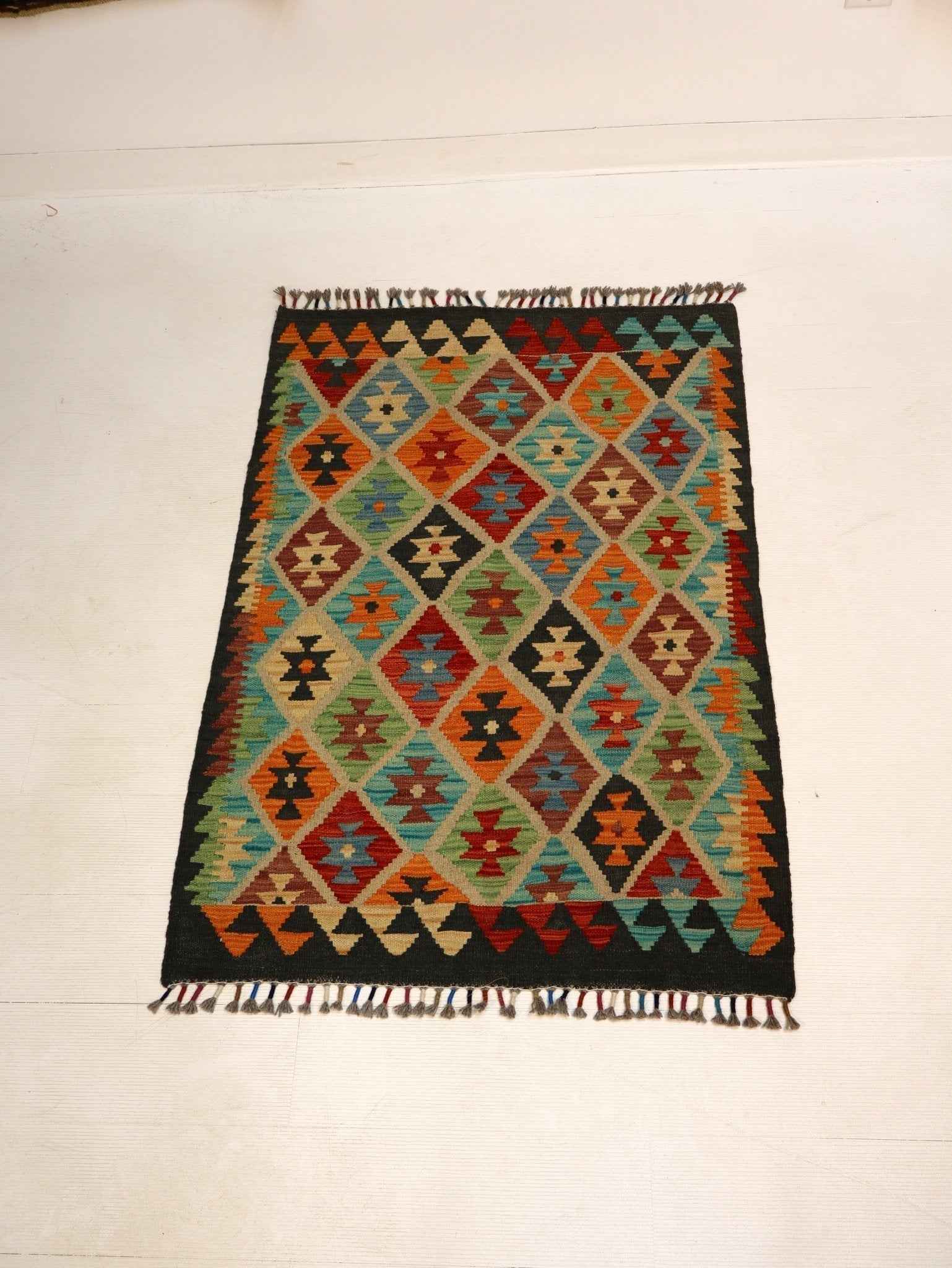 Afghan Maimana Kilim Rug | 2' 9" x 4' 2"