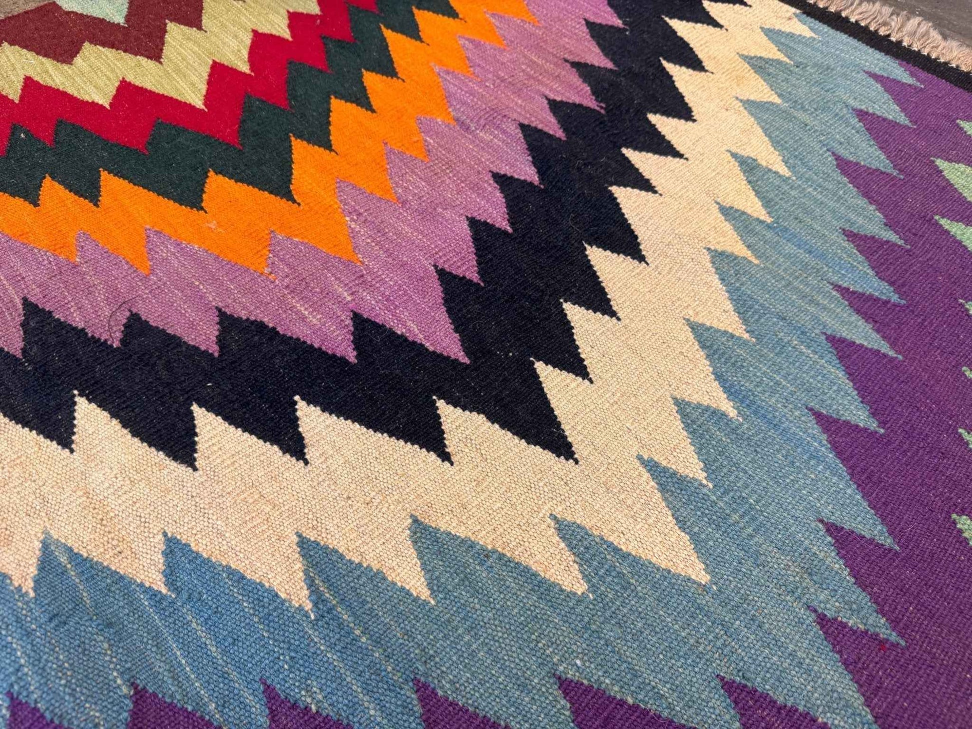 Afghan Maimana Kilim Rug | 3' 6" x 5'