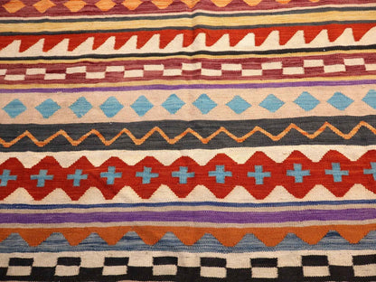 Afghan Maimana Kilim Rug | 6' 7" x 9' 10"