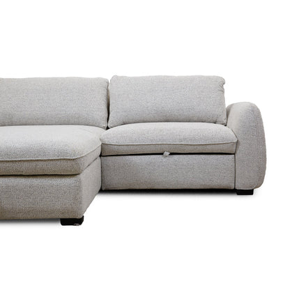 Amira Pullout Sleeper Sectional with Storage Chaise