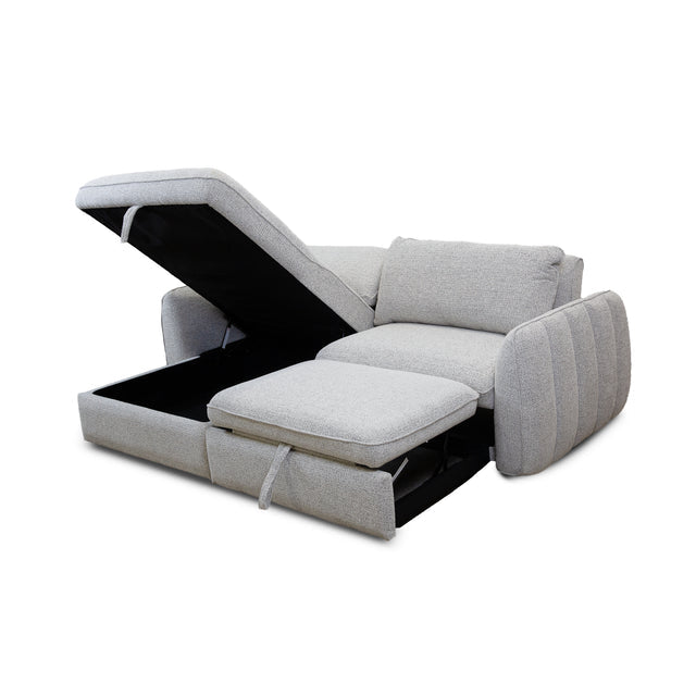 Amira Pullout Sleeper Sectional with Storage Chaise