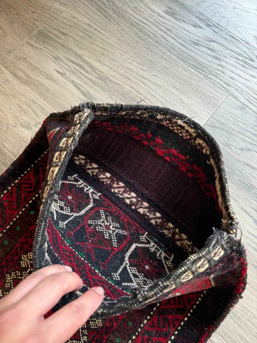 Antique Baluch Saddlebag | 1' 8" x 3' 9"