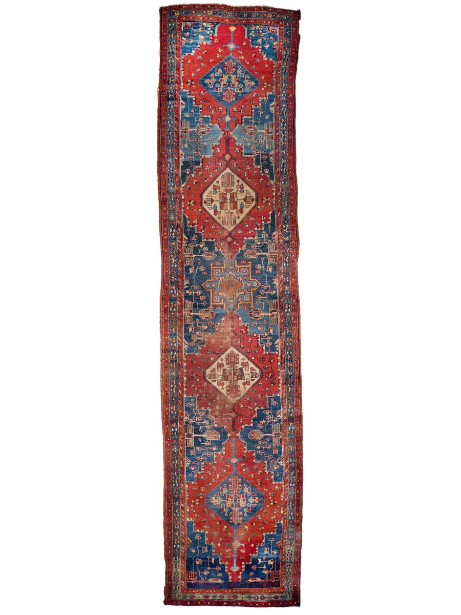 Für Todd reserviert - Antiker Bidjar Läufer Teppich | 99 cm x 429 cm