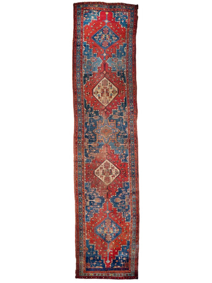 Für Todd reserviert - Antiker Bidjar Läufer Teppich | 99 cm x 429 cm