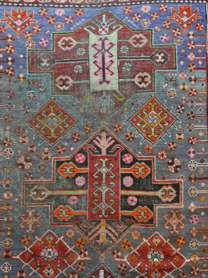 Antique Caucasian Kazak Rug | 5' 1" x 8' 10"