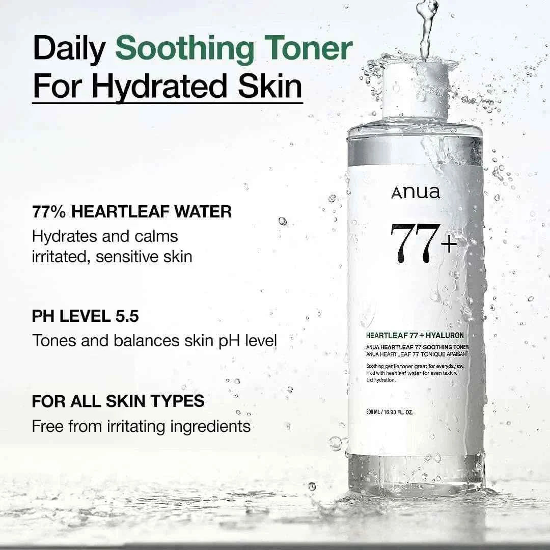 Anua Heartleaf 77% Soothing Toner 250ml