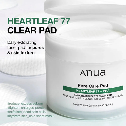 Anua Heartleaf 77% Toner Pad 150ml / 70pads