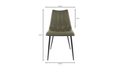 Arlo Dining Chair Dark Green (Set of Two)