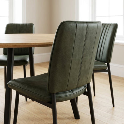 Arlo Dining Chair Dark Green (Set of Two)