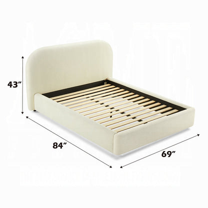 Urban Upholstered Platform Bed - Beige