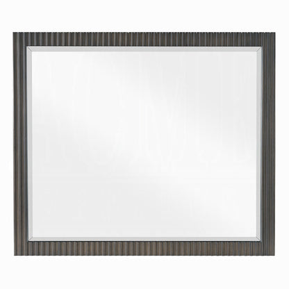 Laffery Luxury Chanel Detail Dresser Mirror - Espresso