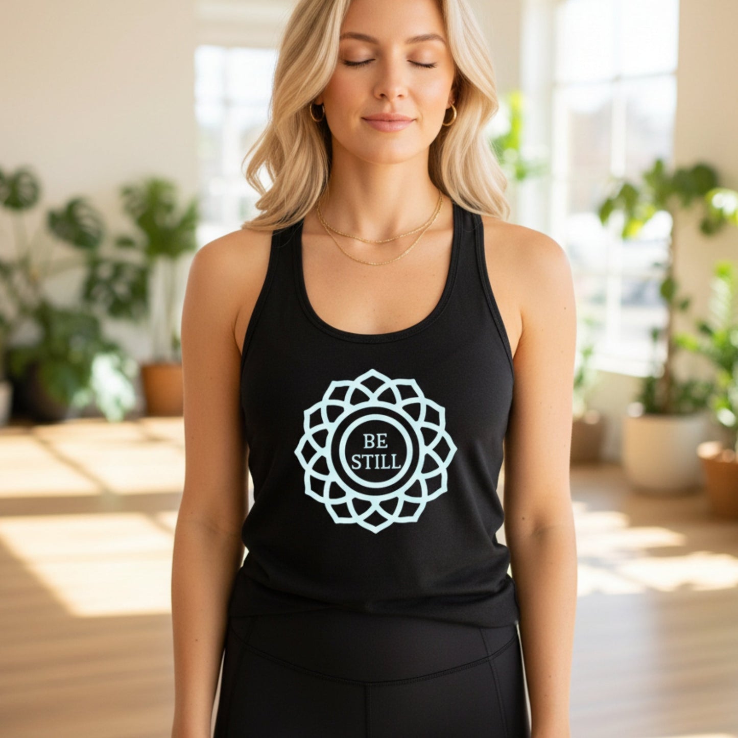 Be Still Mandala Yoga Tank Top