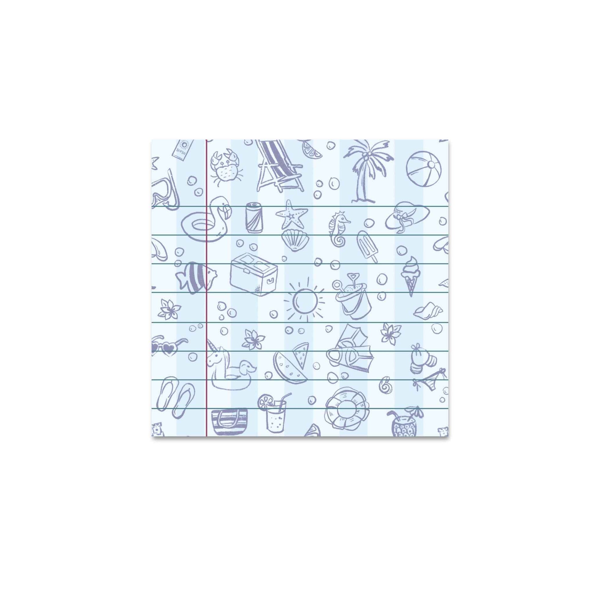 Beach Party Sticky Notes