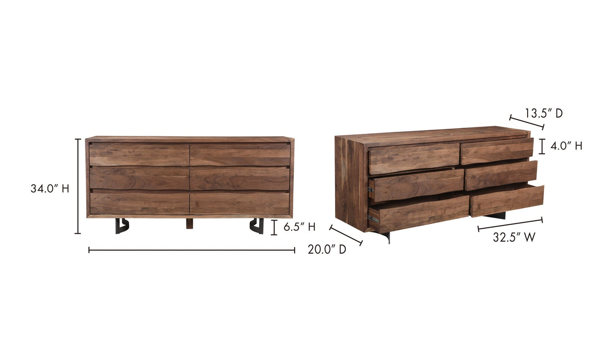 Bexley Dresser Brown