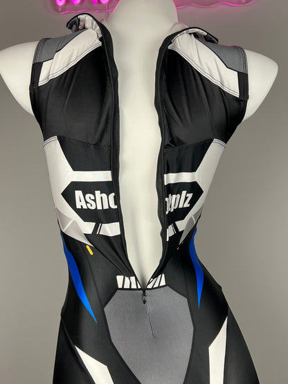 Anime Sci-Fi Spandex Cosplay Open Crotch Bodysuit Costume Lingerie Zentai