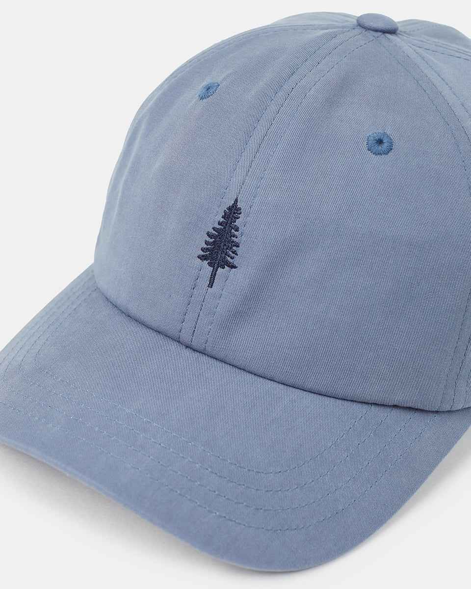 Tree Embroidery Tencel Peak Hat