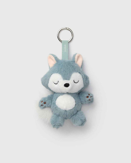 Wolfie Plush Bag Charm - Smoke Blue