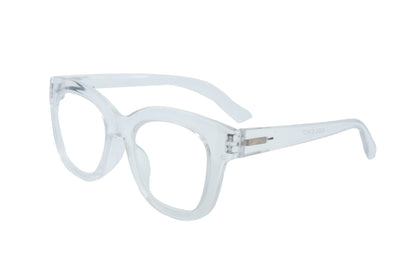 Alba – Oversized Clear Reading Glasses | Bolero Eyewear