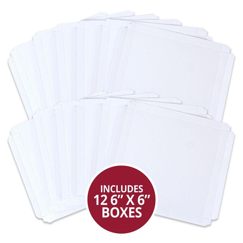 Handmade Card Boxes 6" x 6" - 12 x Boxes