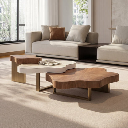 BT70 Nordic 3-Tier Modern Coffee Table Set