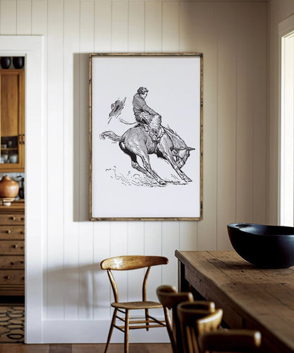 Bucking Bronco Sign - AURABAGS SHOP