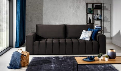 Lazaro Condo Style 3 Seater Storage Sleeper Sofa - Multiple Colors Available