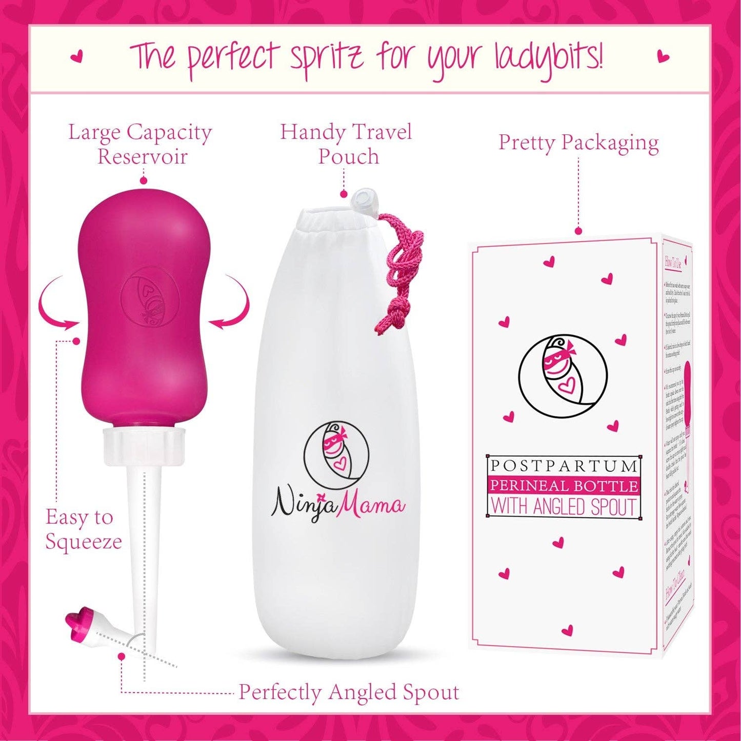 Ninja Mama Perinal Spray Bottle for Postpartum Care