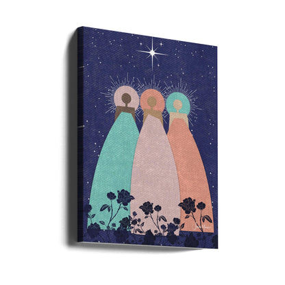Wall art Three Spirit Guides Canvas Print