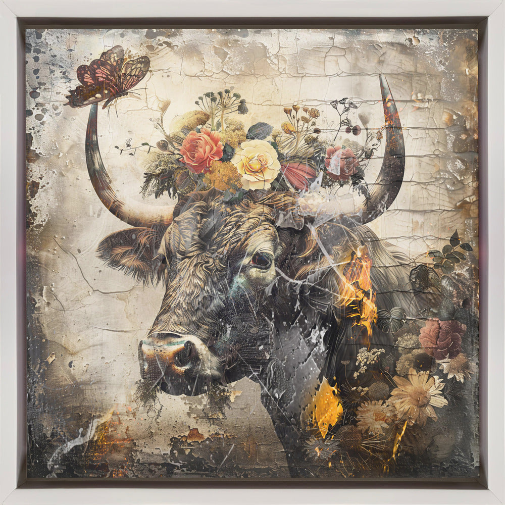 Wall art Floral Animals Vintage Art Illustration 09