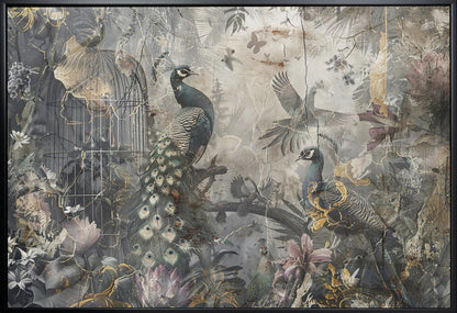 Wall art Bird Birds Animal Vintage Art Illustration Wallart 17